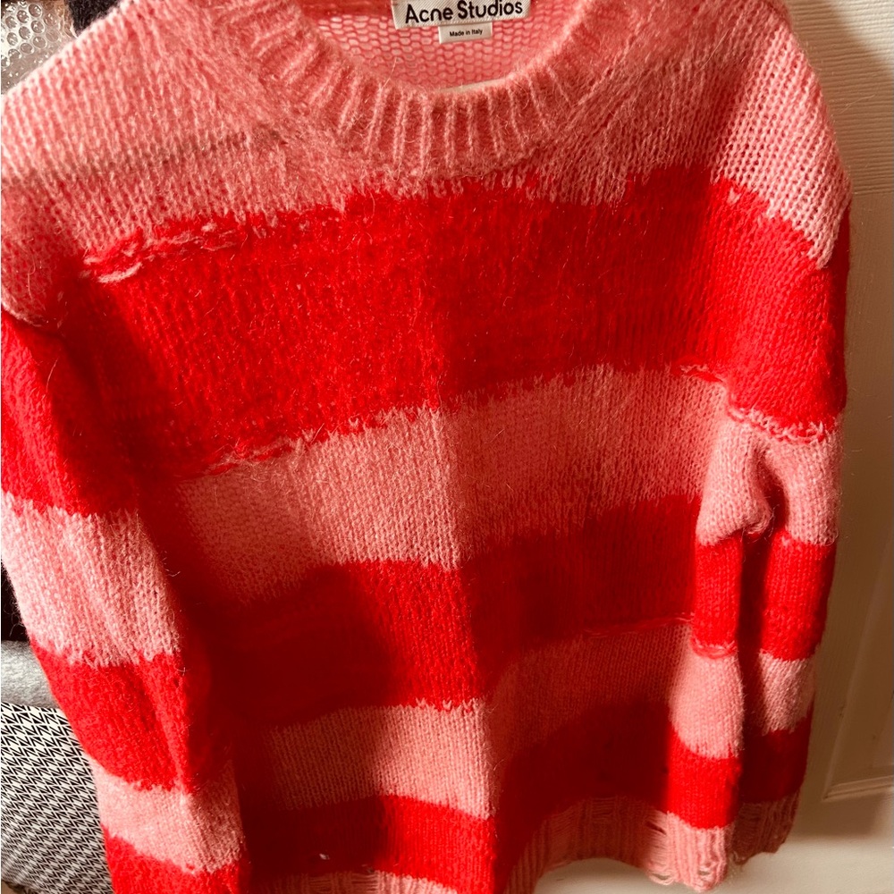 Acne Colorful Striped Sweater